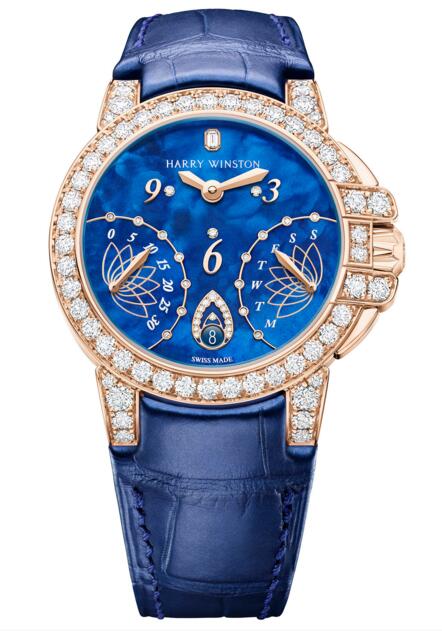 Replica Harry Winston Ocean Biretrograde Automatic 36mm OCEABI36RR033 watch ladies